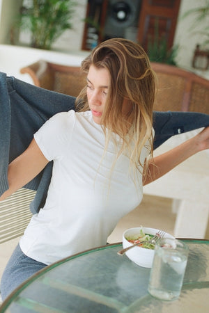 Silky Sheer Fitted Cut-Sew
