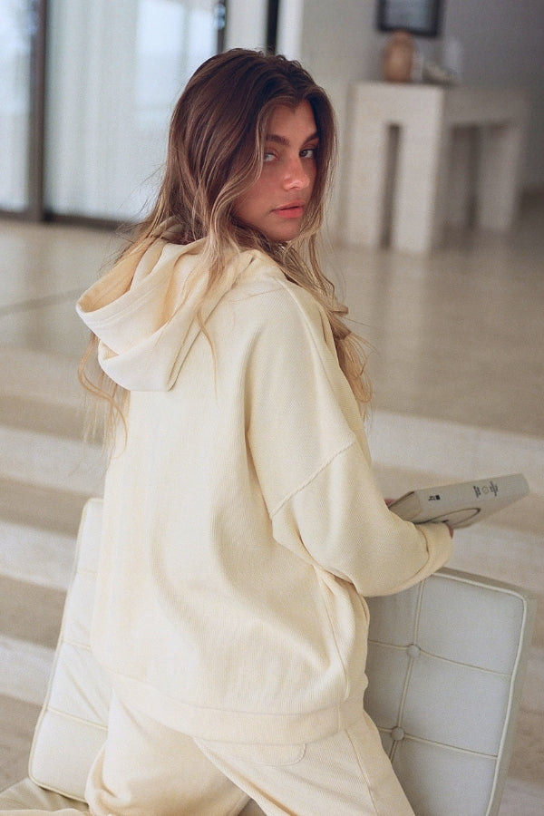 Cordu-Fleece Oversized Hoodie