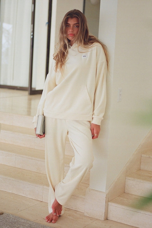 Cordu-Fleece Wide  Pants