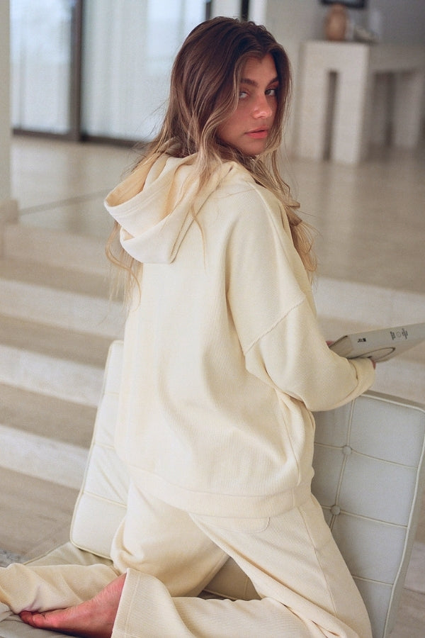 Cordu-Fleece Wide  Pants