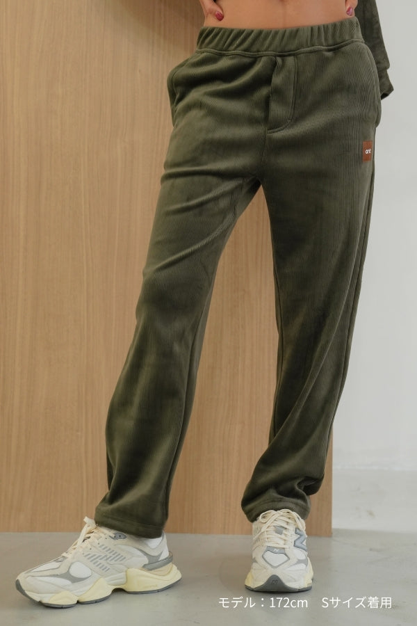 Cordu-Fleece Wide  Pants