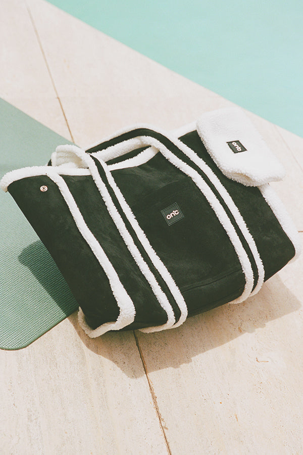 Bicolor Boa Tote Bag