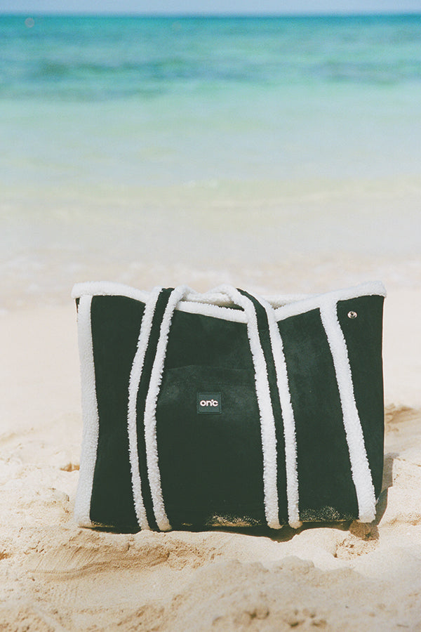 Bicolor Boa Tote Bag