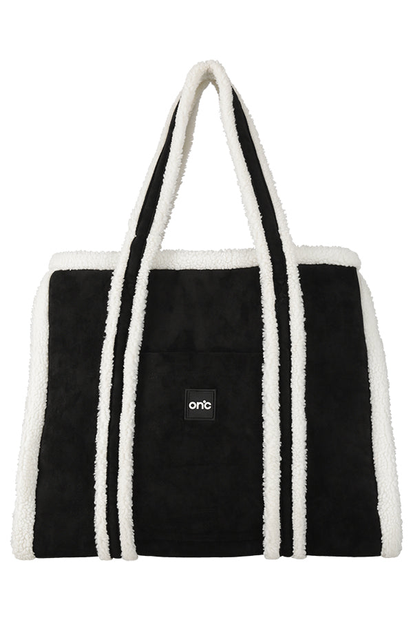 Bicolor Boa Tote Bag