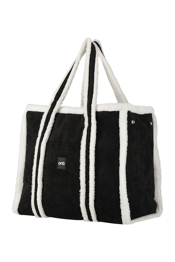 Bicolor Boa Tote Bag