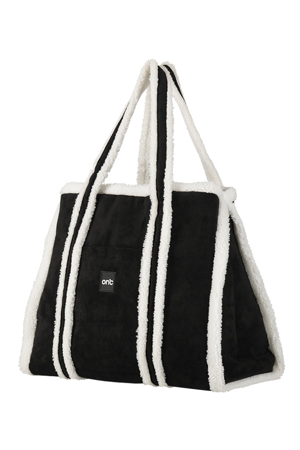 Bicolor Boa Tote Bag