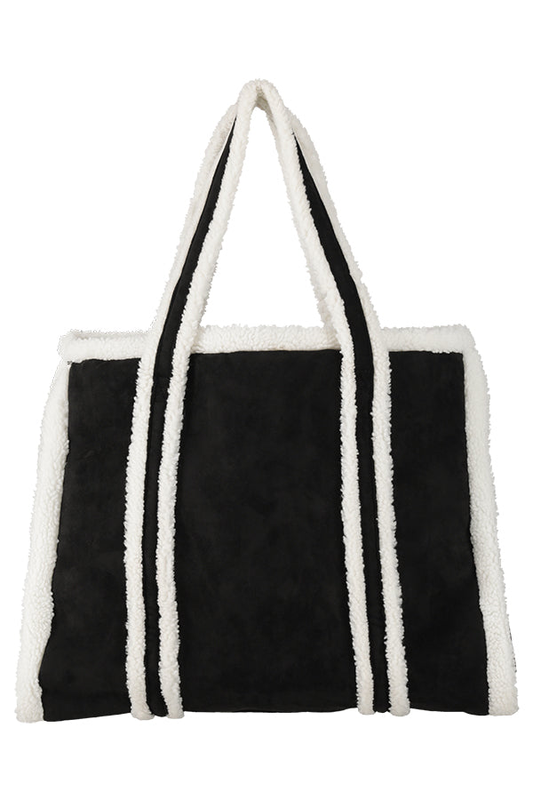 Bicolor Boa Tote Bag