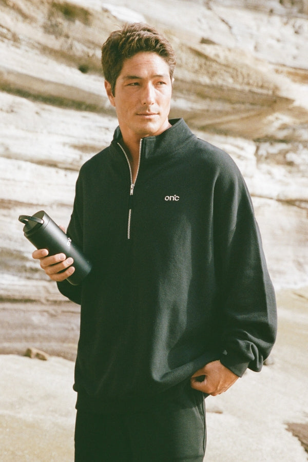 Cotton Fleece Relaxy Half-Zip | UNISEX