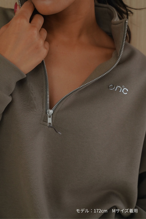 Cotton Fleece Relaxy Half-Zip | UNISEX