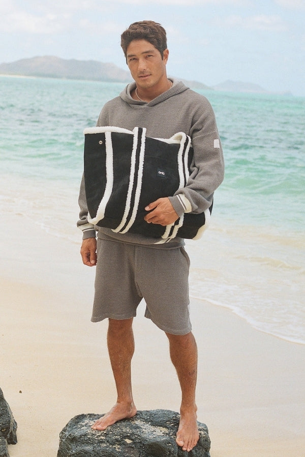 Duo-Weave Line Knit Shorts | MEN