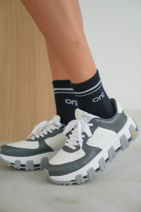 Soft Arch Line Crew Socks(Woman)