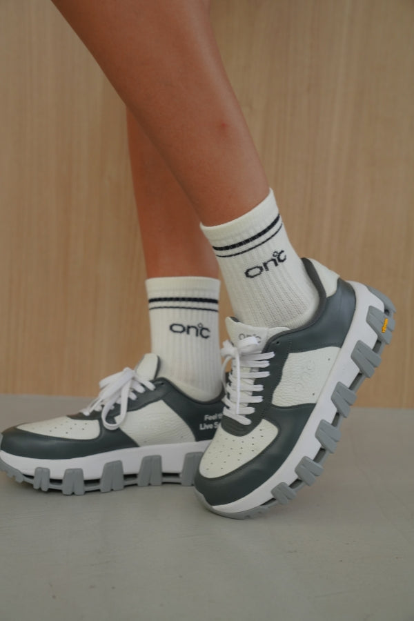 Soft Arch Line Crew Socks(Woman)